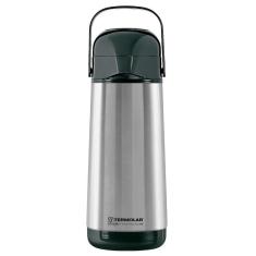 Garrafa Térmica Lumina 1L Pressão Inox - Termolar