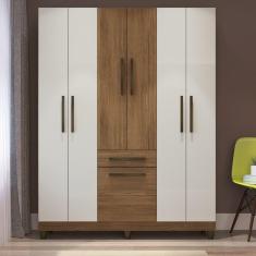 Guarda Roupa Solteiro 7 Portas 1 Gaveta Laguna Faimec