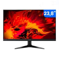 Monitor 23.8`` Gamer Acer Nitro Full HD, VA, 165Hz, 1ms, FreeSync, HDMI, DP, QG241Y, Preto