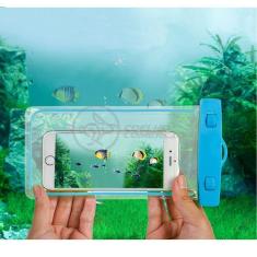 Capa Bolsa A Prova Dágua Impermeável Universal Para Celular - Azul