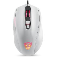 Mouse Gamer Motospeed V60 Branco 10000Dpi RGB-Unissex