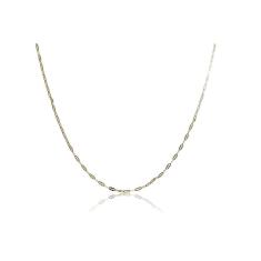 Colar Cumprido Com Mini Elos Folheado Em Ouro 18k [F027]