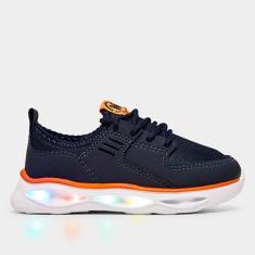 Tênis Bebê Molekinho Com Led Menino-Masculino