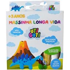 Massinha Longa Vida NÃO SECA 6 Cores 180g UTI GUTI - Canson