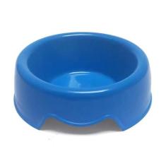 Comedouro de Plástico para Cães São Benedito Pet Azul - Tamanho 1