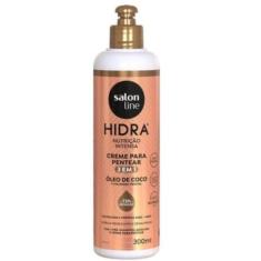 Creme para Pentear 3 em 1 Salon Line Hidra Óleo de Coco 300mL