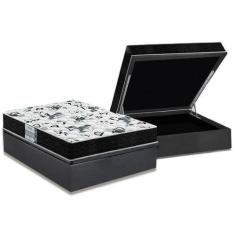 Cama Box Baú Casal: Colchão Espuma Probel D28 / EP ProDormir Advanced 