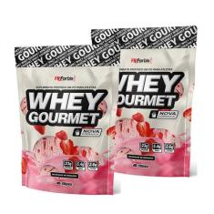 Kit 2X Whey Protein Gourmet 907g Refil - FN Forbis Nutrition, Único, M