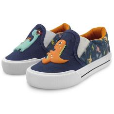 Tênis Infantil Mz Flex Menino Dinossauros MzKid-Masculino
