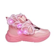 Pampili Tenis de Led Move Butterfly Rosa-Feminino
