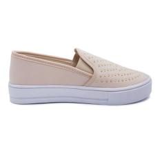 Tênis Feminino Slip On Plataforma Sapatilha Sola Alta K107 - FABRICATA