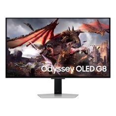 Monitor Gamer Samsung Odyssey Oled G8 32 Uhd, Tela Flat, Painel Oled, 240hz, 0.03ms, Hdr10+, Has, Hdmi, Hdcp,  Auto Source Switch+ OLED G8