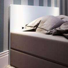 Cabeceira Reta Para Box Casal 1217 Branca