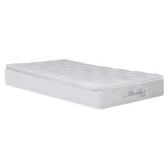 Colchão para Cama Solteiro Umaflex Itália Pillow Top e Molas Ensacadas 26x88x188 cm - Branco