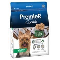 Biscoito Premier Cookie Cães Adultos Coco E Aveia 250G, 250 g