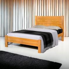 Cama Casal Lara Imbuia Atraente