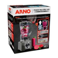 Liquidificador Arno Power Max XXL LN87 1400W Cinza 127V, 110V, Cinza