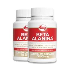 Kit 2 Beta Alanina Capsula Vitafor com 120 Cápsulas Cada-Unissex