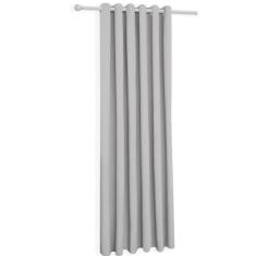 Cortina Cinza-Claro 150X250 Sala/Quarto | Fabritex Enxovais