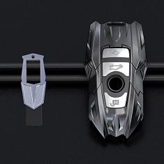 TPHJRM Carcaça da chave do carro em liga de zinco, capa da chave, adequada para a mala da chave BMW F30 F10 F30 F20 X1 X3 X4 X5 x6 Série 2013 2014 2015