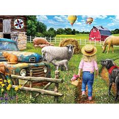 750 Peça quebra-cabeça para adultos Sharon Steele Melhores Amigos, Cena da Fazenda Caprichosa de KI Puzzles, AZ-02630