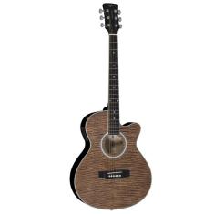 Violao Eletrico Vogga VCE330 MF Aco - Mogno Fosco