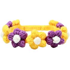 Coleiras Para Gatos Tricotadas À Mão Com Padrão De Flores Coleiras Para Gatos Ajustáveis ​​coleiras Personalizadas Para Gatos Suprimentos Para Gatos,EU,L 50-60CM