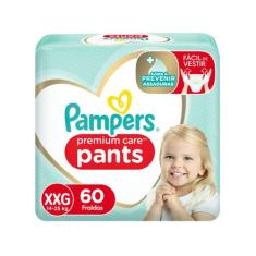 Fralda Pampers Premium Care Pants Calça Tam. Xxg - 14 A 25Kg 60 Unidad