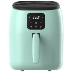 Fritadeira Elétrica AirFryer 2.6L com Painel Digital e Temperatura Ajustável, 110V, DASH, Azul