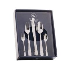 Faqueiro 30 Peças Inox 6 Pessoas | Wolff Pisa