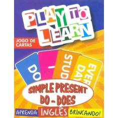 Play To Learn Jogo De Cartas Simple Present Dodoes