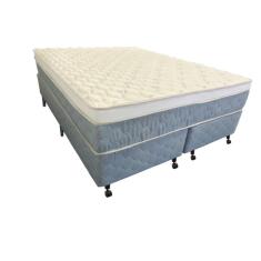 Cama Box + Colchão Castor Casal Five Star Air One Face Pocket 138x188x59cm