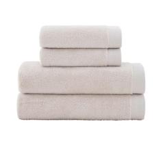 Kit Jogo De Toalhas Buddemeyer 4 Peças Banhão e Rosto Dual Air 100% Al