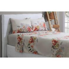 Jogo de Cama Queen Paco Milano  04 Peças Microtec 400 Fios - Doravante