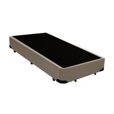 Cama Box Blindado Solteiro NK Camas Sintético Bege 40x78x188