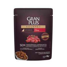 Ração Úmida GranPlus Gourmet Gatos Adultos Carne 85 g