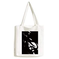 Bolsa de lona com textura irregular, bolsa de compras, bolsa casual