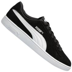 Tênis Puma Smash V2 Preto-Masculino