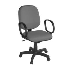 Cadeira Para Escritório Inclinável Diretor Taipei Cinza