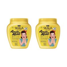 Creme Skala 1Kg Amido De Milho-Kit C/2Un