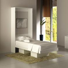 Cama Articulada Completa para Colchão de Solteiro 88x188cm Branco