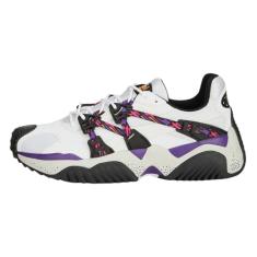 PUMA Tênis masculino Voltaire Og, Puma Branco/Team Violet, 39