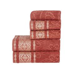 Jogo Toalhas De Banho Essence 5Pçs 100% Algodão Várias Cores - Doce La