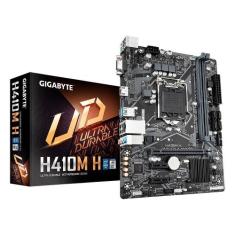 Placa Mãe Gigabyte H410M H, Intel LGA1200, Micro ATX, DDR4