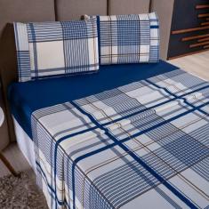Jogo de Cama Refúgio Casal Percal 180 Fios Algodão Luxo 4 Peças - Suca