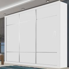 Guarda-roupa Lotse Sem Espelho Branco Carioca Móveis Branco