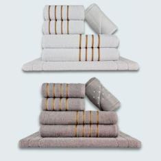 Jogo De Toalhas 12 P?s Cole??o Montreal 100% Algod?o Br+cz