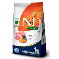 Ração N&D Pumpkin Cães Adultos Cordeiro Raças Médias  10,1Kg