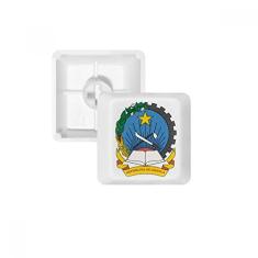 Luanda Angola National Emblema Teclado Mecânico PBT Gaming Upgrade Kit