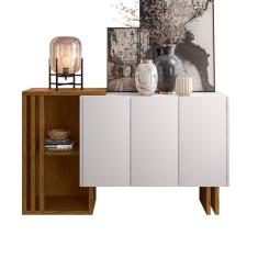 Aparador Buffet Para Sala De Jantar 1 31m Com 3 Portas Berlim